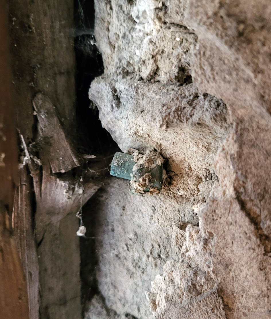 Behind a wooden shutter in a home in Ballylanders, a rifle bullet can still be seen embedded in the masonry